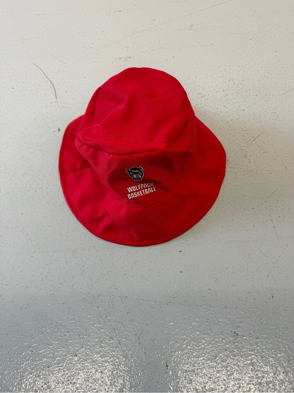 Wolfpack Basketball Reversible Red Bucket Hat